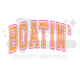 Pink and Orange Boatin’ DTF Print