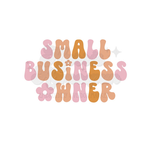Small Business Owner DTF Print
