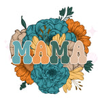 Mama Floral Fall Colors DTF Print