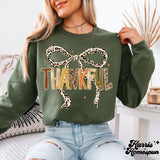 Thankful Leopard Bow Completed Top