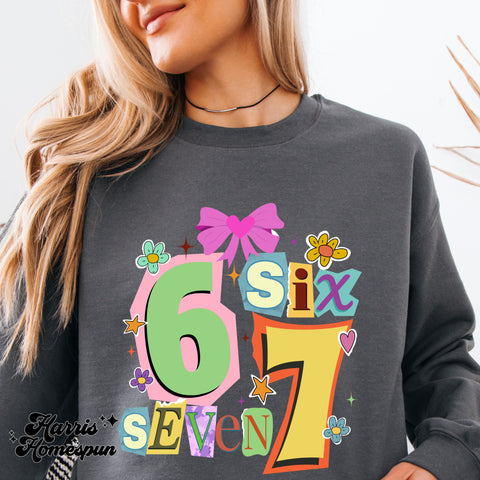 67 Pink Bow Completed Top