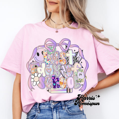 Purple Last Day of School Completed Top