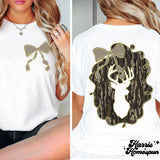 Camo Deer in Frame Completed Top