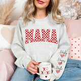 Checkered MAMA plus Sleeve Completed Top