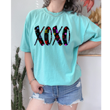 Boujee XOXO DTF Print (black and colorful)