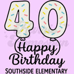 Happy Birthday Southside Completed Tee