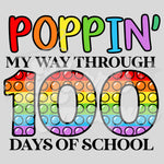 Poppin' My Way Through 100 Days DTF Print