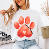 Watercolor Red Paw Southside Spirit Shop Top
