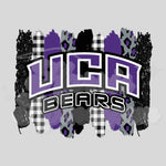 UCA Bears Brushstrokes DTF Print