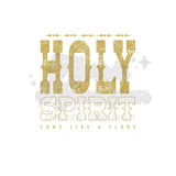 Holy Spirit DTF Print with different color options