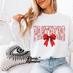 Panthers Red Floral Completed Top