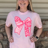 Pink Leopard Bow Mama DTF Print