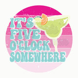 It's 5 O'Clock Somewhere DTF Print