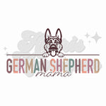 German Shepherd Mama DTF Print