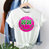 Shamrock Eyes Smiley DTF Print