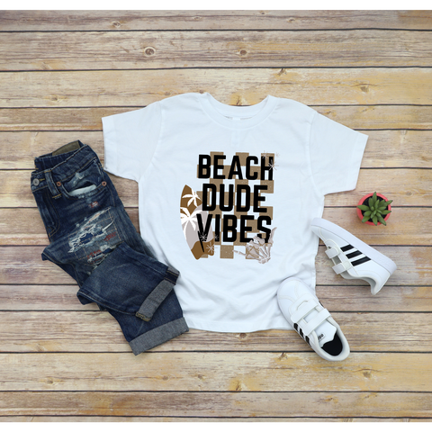 Beach Dude Vibes DTF Print