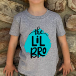 Blue Splatter Lil Bro DTF Print