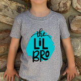 Blue Splatter Lil Bro DTF Print