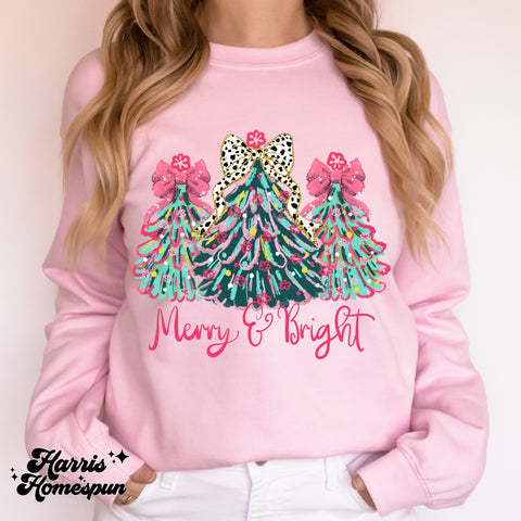 Merry & Bright Pink Completed Top
