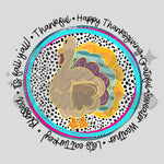 Dots Circle Turkey DTF Print