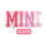 MINI Clause Multi Color DTF Print