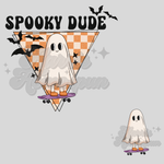 Spooky Dude DTF Print (Pocket Included)