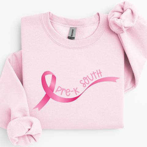 Pre-K South Pink Ribbon Completed Top