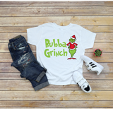 Bubba Grinch DTF Print