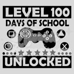 Level 100 Days Unlocked DTF Print with different color options