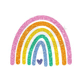 Rainbow Faux Glitter DTF Print