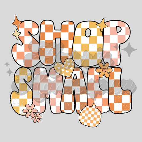 Fall Theme Shop Small DTF Print