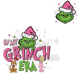 In My Grinch Era with Characters DTF Print