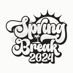Sprint Break 2024 DTF Print with different color options