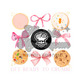 Crumble Cookie Bows DTF Print