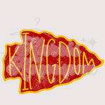 Kingdom Arrow Red & Yellow DTF Print