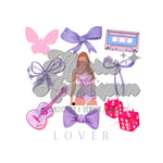 Lover TS Bows DTF Print