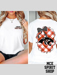Gingham Bow Cabot Panthers Completed Top (front & back)