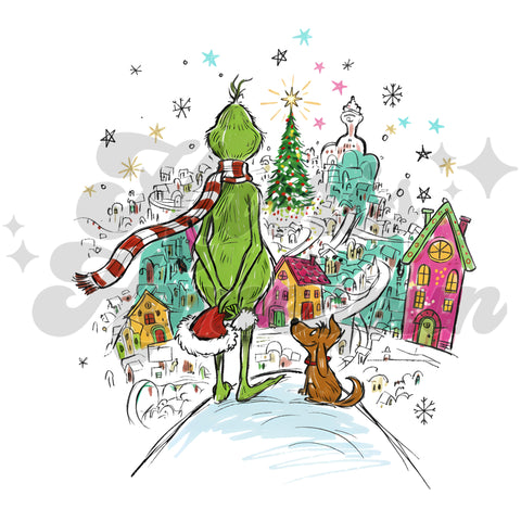 Green Friends Backs DTF Print