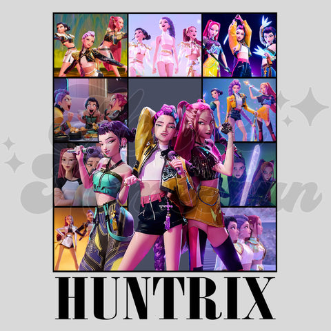 Character Girl Band DTF Print