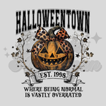 Halloweentown with Bow DTF Print