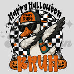 Happy Halloween Bruh Duck DTF Print