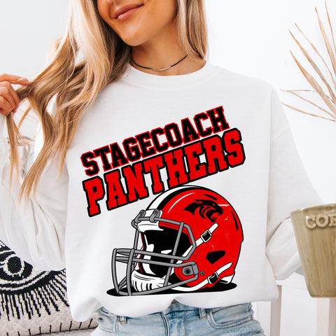 Stagecoach Panthers Football Helmet Spirit Shop Top