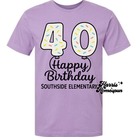 Happy Birthday Southside Completed Tee