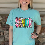 Senior Colorful with Dots DTF Print