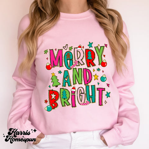 Merry and Bright Completed Top
