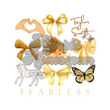 Fearless TS Bows DTF Print