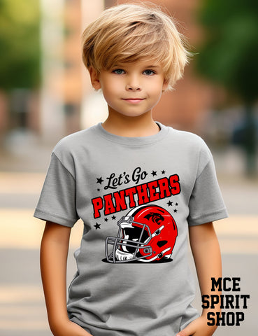 Let’s Go Panthers Helmet Completed Top