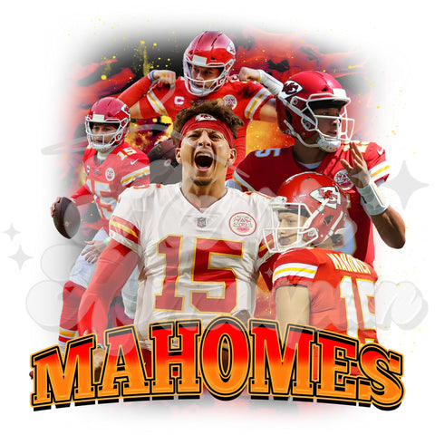 Mahomes DTF Print