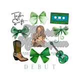 Debut TS Bows DTF Print