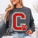 Big C Faux Yarn Cabot Completed Top